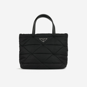 Prada - Re-Nylon Padded Tote - Black Nylon GHW -
