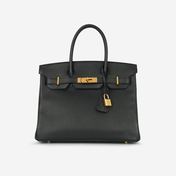 Hermès Birkin 30 Noir Epsom GHW