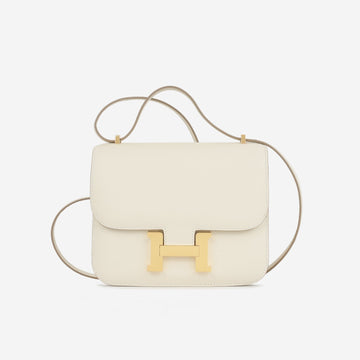 Hermès - Constance 18 - Craie Epsom GHW - Unused - 2022