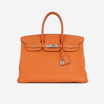Hermès - Birkin 35 - Orange Togo PHW - 2010 -