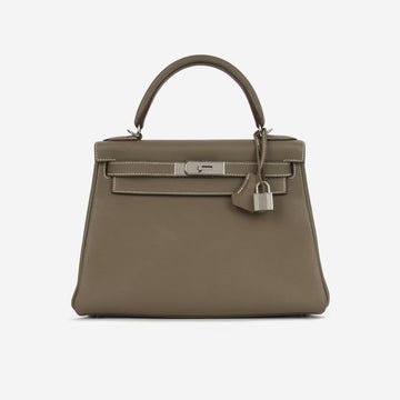 Hermès - Kelly 28 - Etoupe Togo PHW - 2015 -