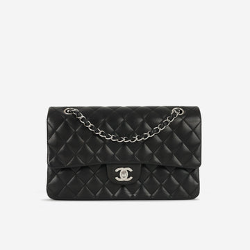 Chanel - Medium Classic Flap - Black Lambskin SHW - 2011 -