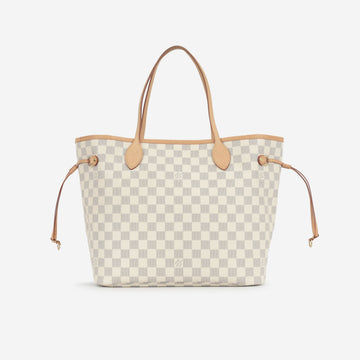Louis Vuitton Neverfull MM - Damier Azur | Gold Hardware