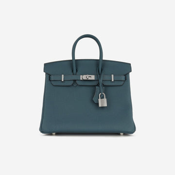 Hermès - Birkin 25 - Bleu De PruESe Togo PHW - 2024 - Brand New