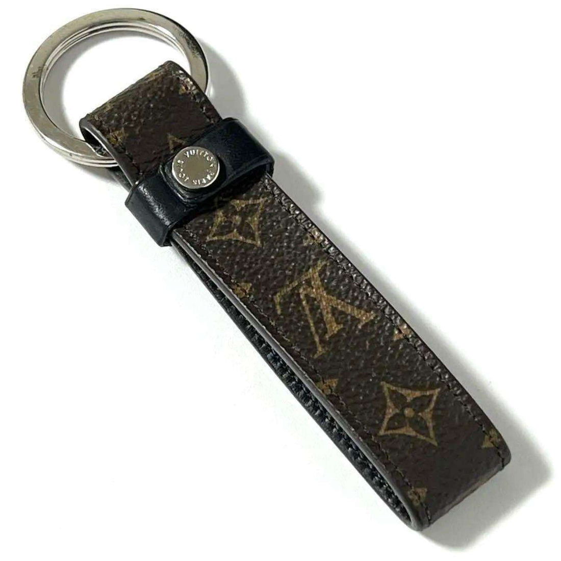 Louis Vuitton Leather Monogram Keyring