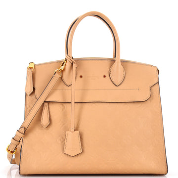 Pont Neuf Handbag Monogram Empreinte Leather GM