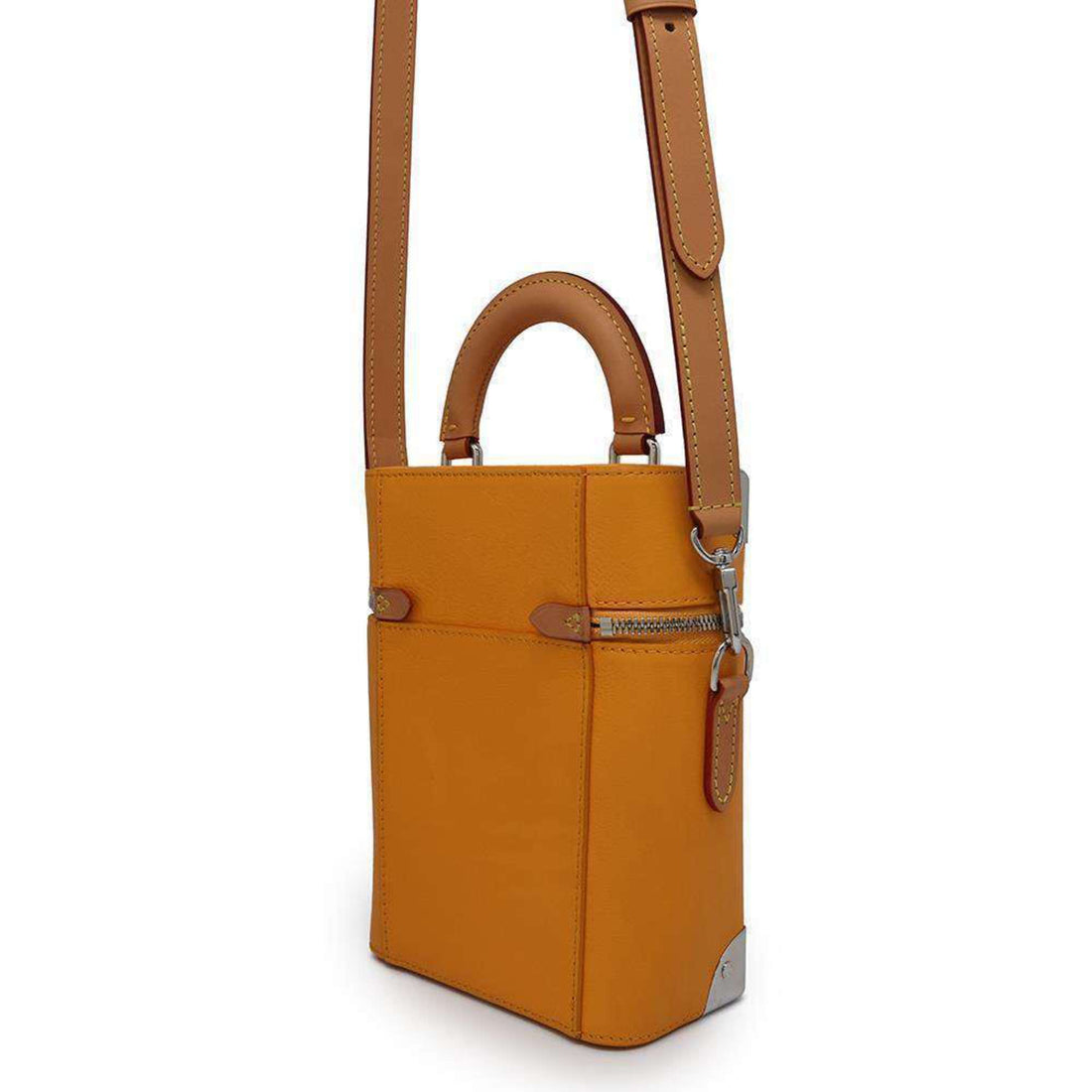 Louis Vuitton Saffron yellow Leather Handbag Shoulder Bag
