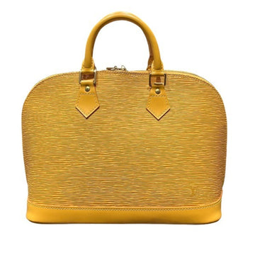 Louis Vuitton Epi Jaune yellow Leather Handbag