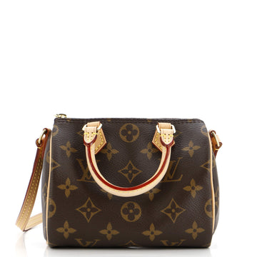 Speedy Bandouliere Bag Monogram Canvas Nano