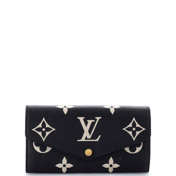 Sarah Wallet NM Bicolor Monogram Empreinte Giant