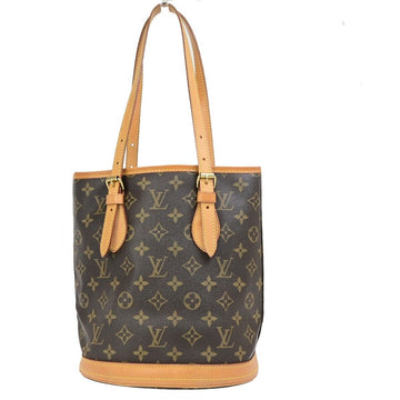 Louis Vuitton Bucket Pm  Canvas Shoulder Bag