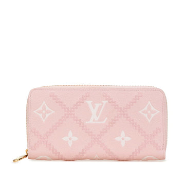 Louis Vuitton Monogram Empreinte Leather Canvas Long Wallet (Bi-Fold)