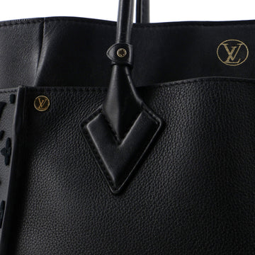 On My Side Tote Monogram Tuffetage Leather MM