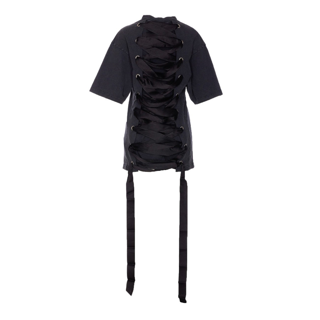 Balenciaga Women Back Drawstring T-Shirt