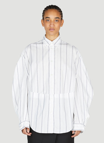 Balenciaga Women Twisted Sleeve Shirt