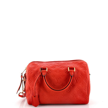 Speedy Bandouliere Bag Monogram Empreinte Leather 25