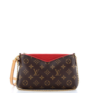 Pallas Clutch Monogram Canvas with Leather