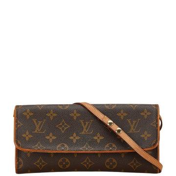 Louis Vuitton  Pvc Leather Pochette Shoulder Bag