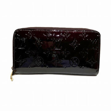 Louis Vuitton Monogram Vernis Amarante  Leather Long Wallet (Bi-Fold)