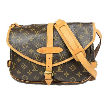 Louis Vuitton Saumur 30  Canvas Shoulder Bag