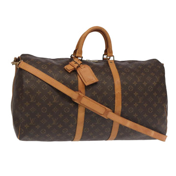 Louis Vuitton Keepall Bandouliere 55  Canvas Travel Bag
