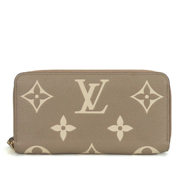 Louis Vuitton ish Tourterelle Monogram Empreinte Long Wallet (Bi-Fold)