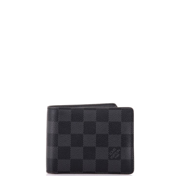 Slender Wallet Damier Graphite