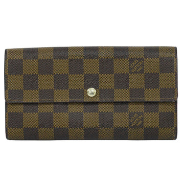 Louis Vuitton Portefeuille Sarah  Canvas Wallet