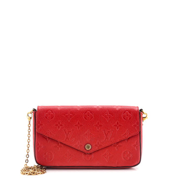 Felicie Pochette Monogram Empreinte Leather