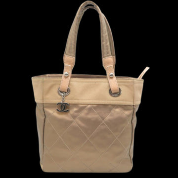 Beige Canvas Chanel Paris Biarritz