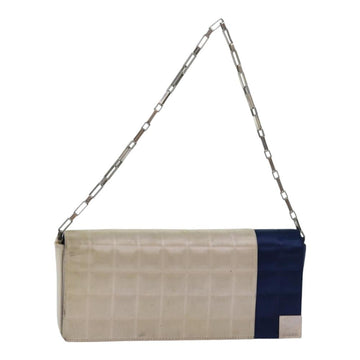 Beige Canvas Chanel Handbag