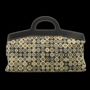 Beige Cotton Chanel Handbag