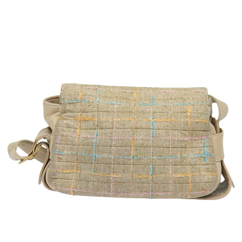 Beige Wool Chanel Chocolate Bar