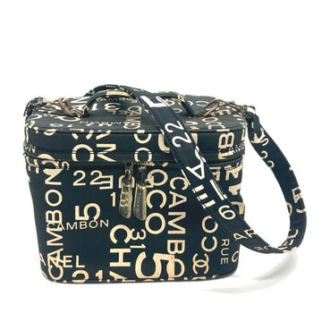 Black Cotton Chanel Handbag
