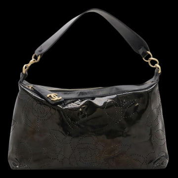 Black Fabric Chanel Shoulder Bag