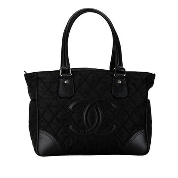 Black Fabric Chanel Sports CC Logo