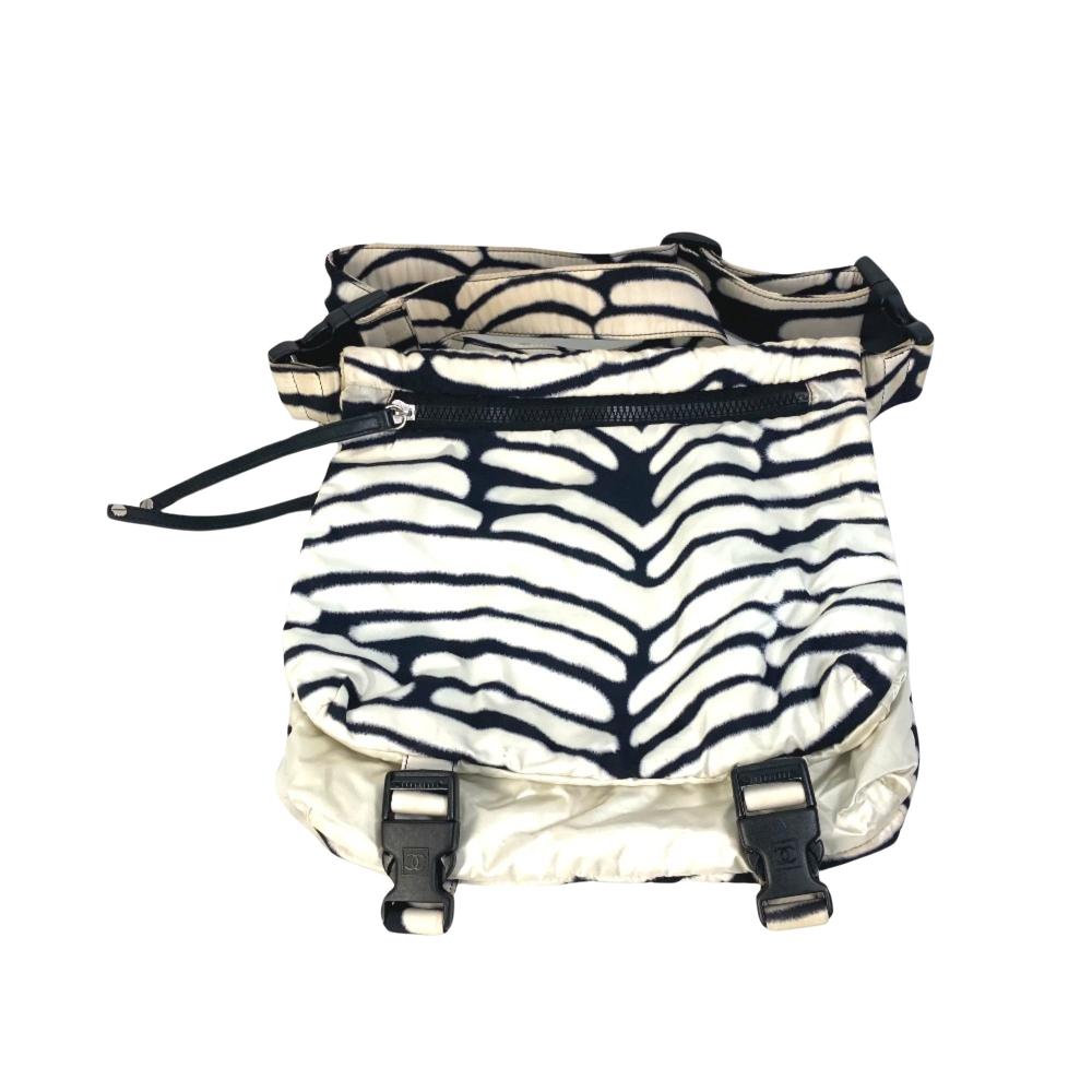 Black Fabric Chanel Shoulder Bag