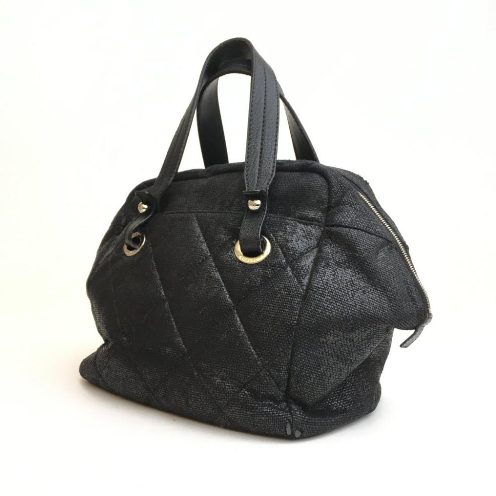 Black Fabric Chanel Paris Biarritz