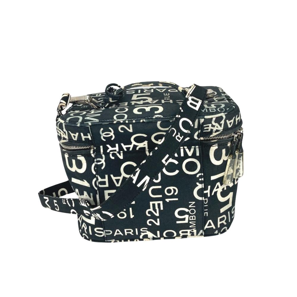 Black Fabric Chanel Vanity