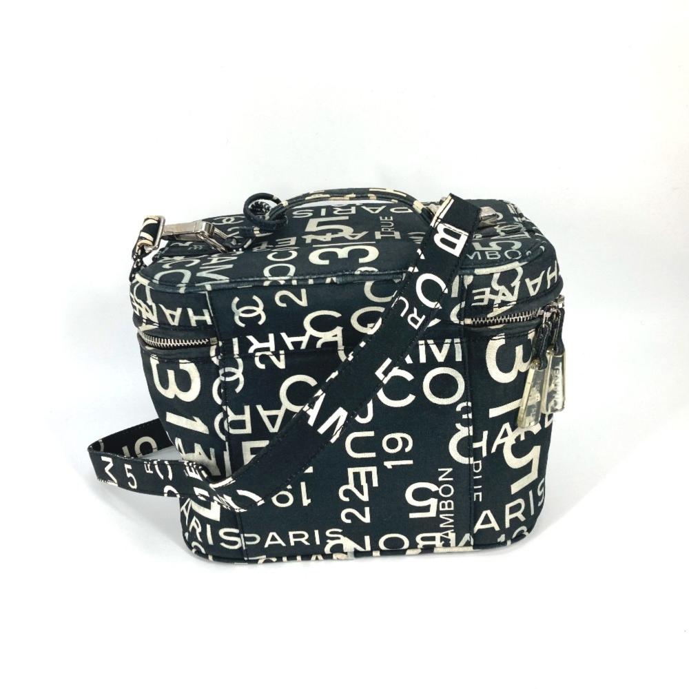 Black Fabric Chanel Handbag