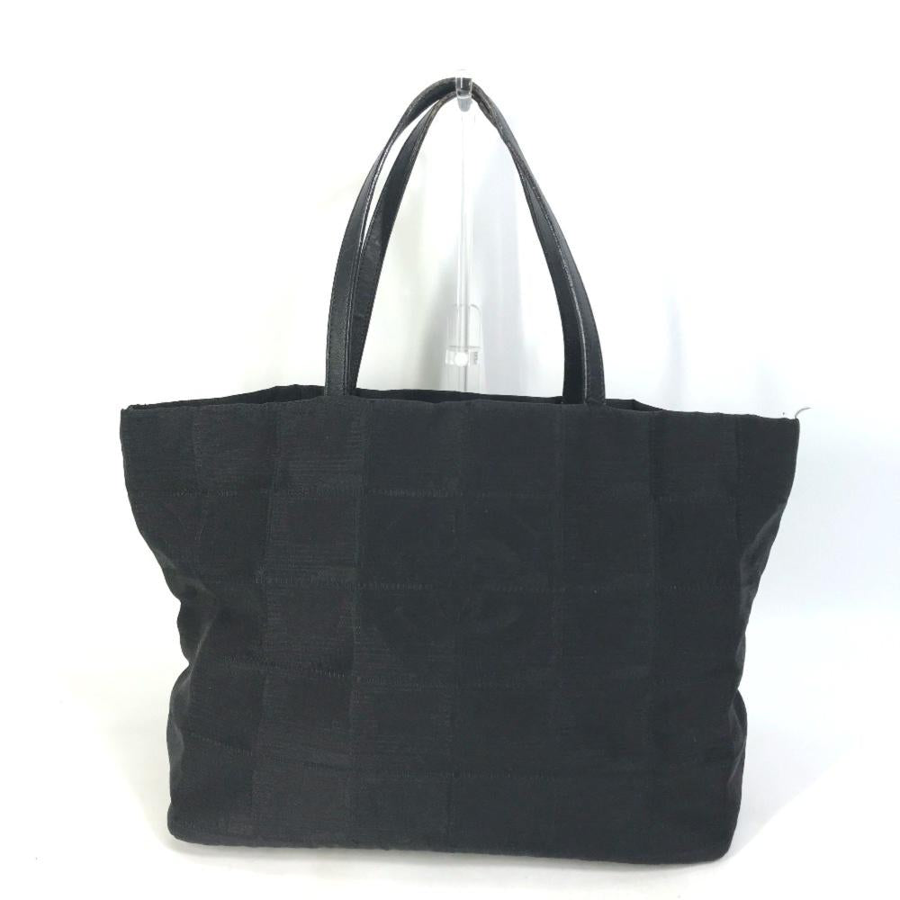 Black Fabric Chanel Handbag