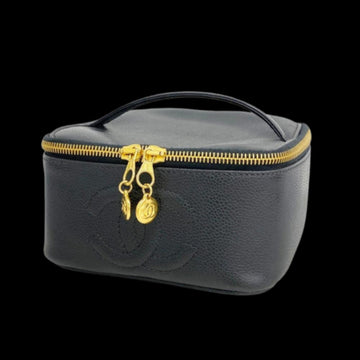 Black Leather Chanel Vanity