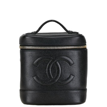 Black Leather Chanel Vanity