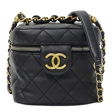 Black Leather Chanel Vanity