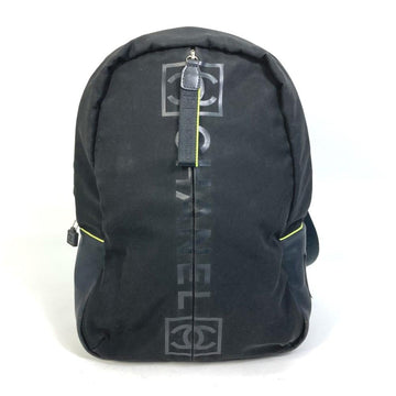 Black Leather Chanel Backpack