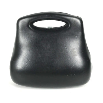Black Leather Chanel Handbag