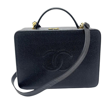 Black Leather Chanel Vanity