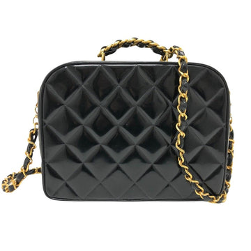 Black Leather Chanel Vanity