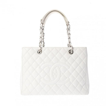Black Leather Chanel Tote