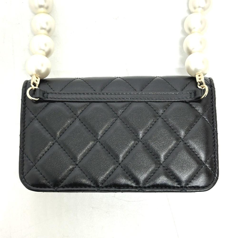 Black Leather Chanel Crossbody Bag